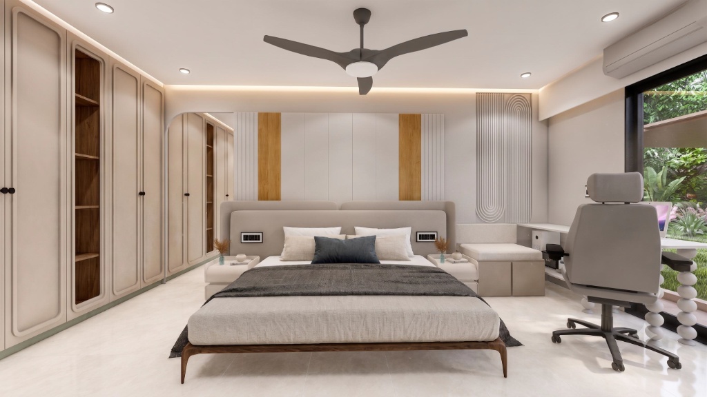 Ornate Pearl Master Bedroom Suite